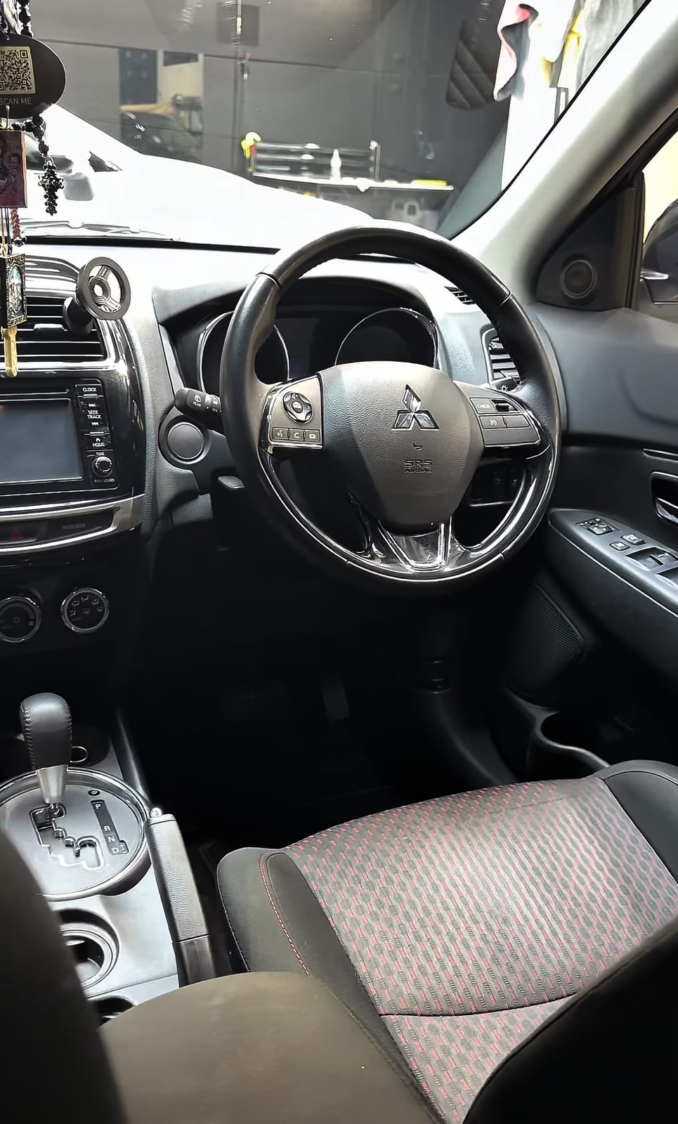 Cleaned interior dash and steering wheel
