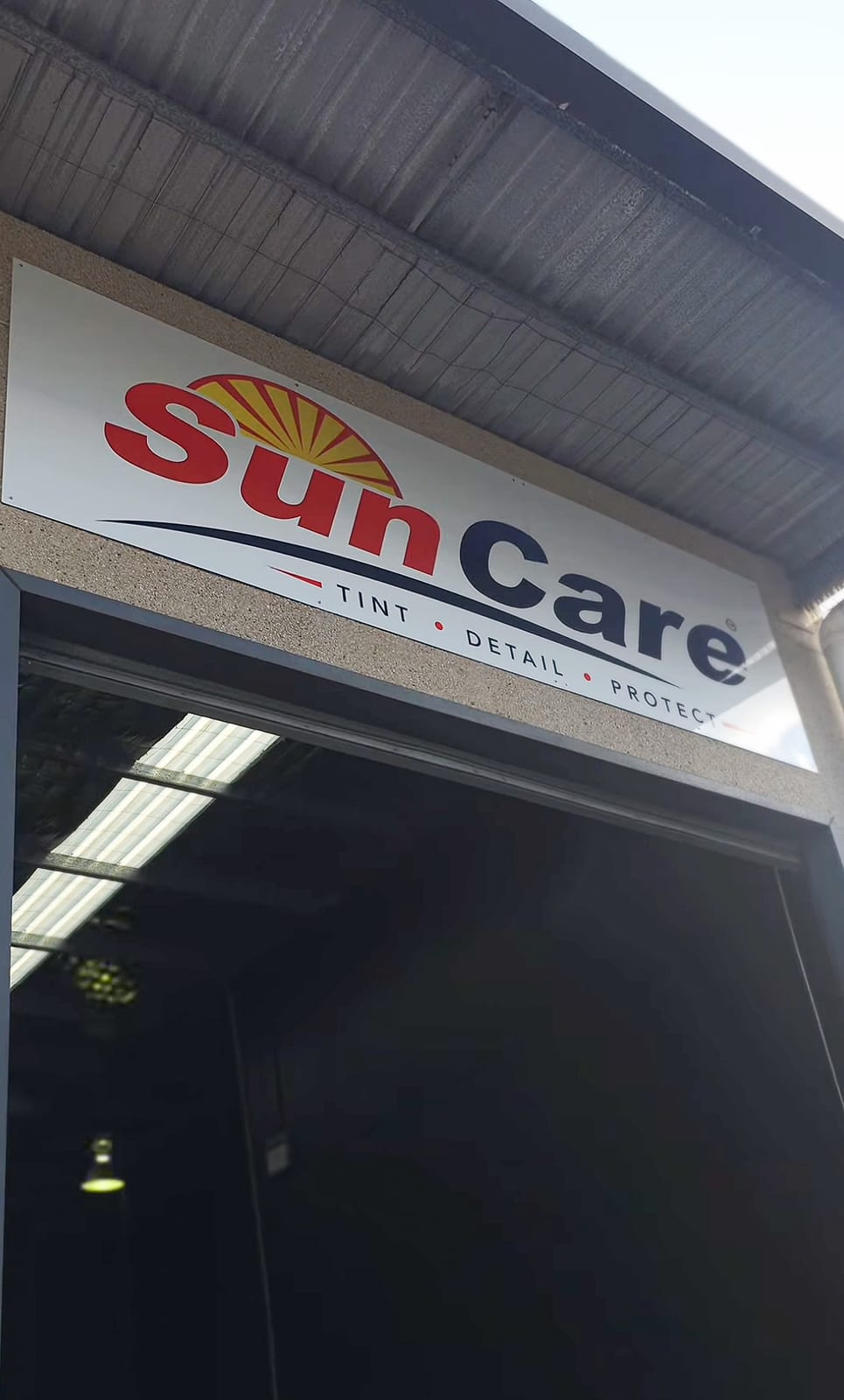 SunCare signage above the bay